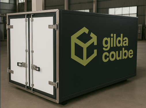 GildaCube transport unit with insulated doors and brand livery